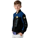 indiana pacers intricate skull blue black bomber jacket best selling