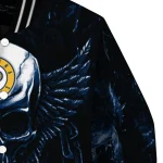 indiana pacers skull bite blue black varsity jacket best selling