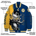 indiana pacers spooky grin blue varsity jacket best selling
