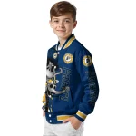 indiana pacers spooky grin blue varsity jacket best selling
