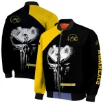 iowa hawkeyes edgy mask black bomber jacket best selling