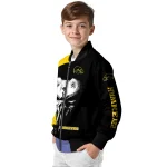 iowa hawkeyes edgy mask black bomber jacket best selling