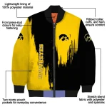 iowa hawkeyes urban mark black bomber jacket best selling