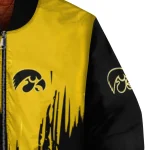 iowa hawkeyes urban mark black bomber jacket best selling