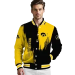 iowa hawkeyes urban mark black varsity jacket best selling