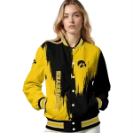 iowa hawkeyes urban mark black varsity jacket best selling