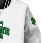 iowa state cyclones clovers pattern white green varsity jacket best selling