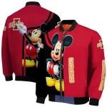 iowa state cyclones mickey mouse red bomber jacket best selling