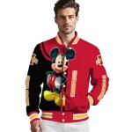 iowa state cyclones mickey mouse red varsity jacket best selling