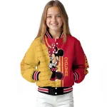 iowa state cyclones minnie mouse red varsity jacket best selling