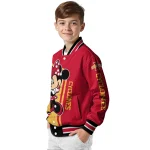 iowa state cyclones minnie mouse red varsity jacket best selling