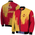 iowa state cyclones urban mark red bomber jacket best selling