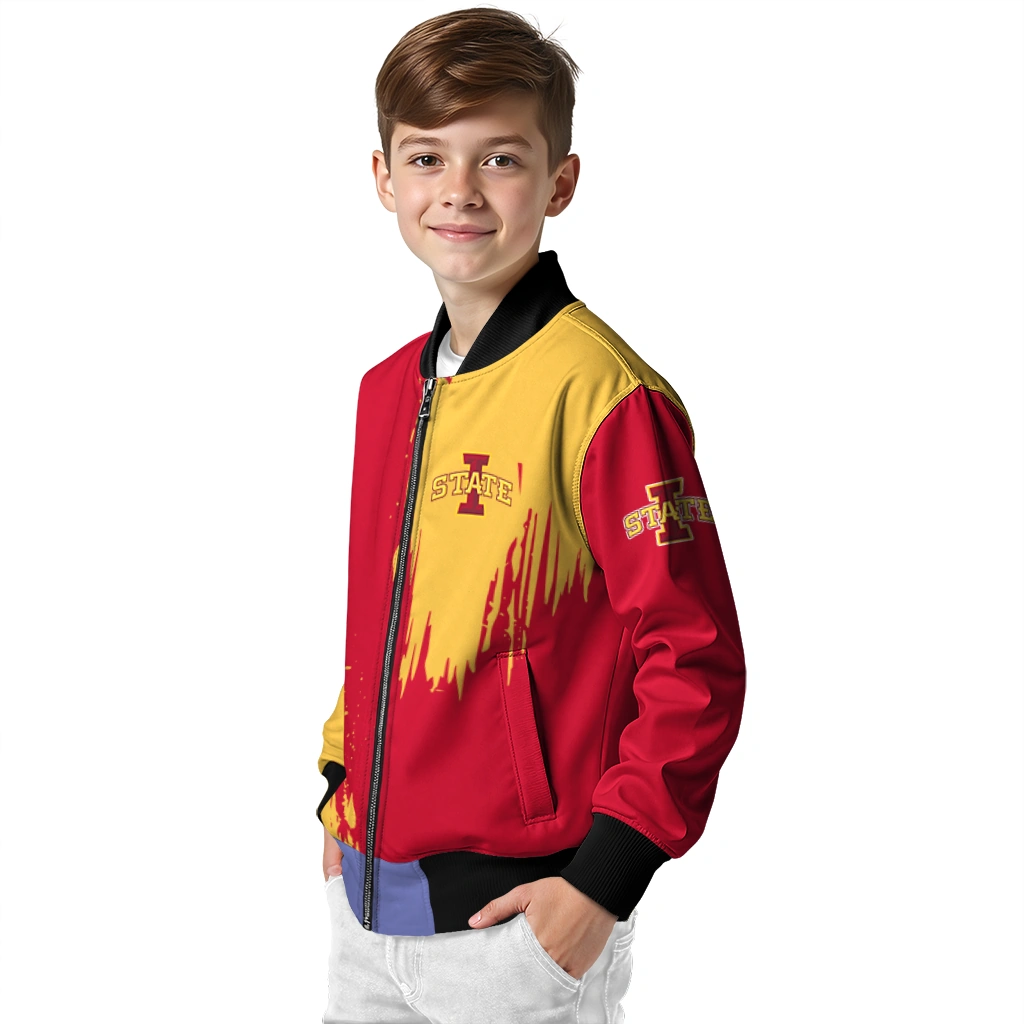 iowa state cyclones urban mark red bomber jacket trendy iowa state cyclones urban mark red bomber jacket trendy