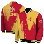 iowa state cyclones urban mark red varsity jacket best selling