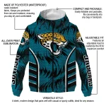 jacksonville jaguars dynamic heat wave teal windbreaker jacket best selling