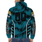 jacksonville jaguars dynamic heat wave teal windbreaker jacket best selling