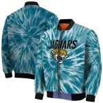 jacksonville jaguars dynamic rings teal bomber jacket best selling