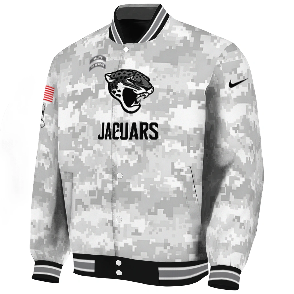 jacksonville jaguars gray camouflage gray varsity jacket best selling jacksonville jaguars gray camouflage gray varsity jacket best selling