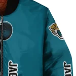 jacksonville jaguars mickey mouse teal bomber jacket best selling