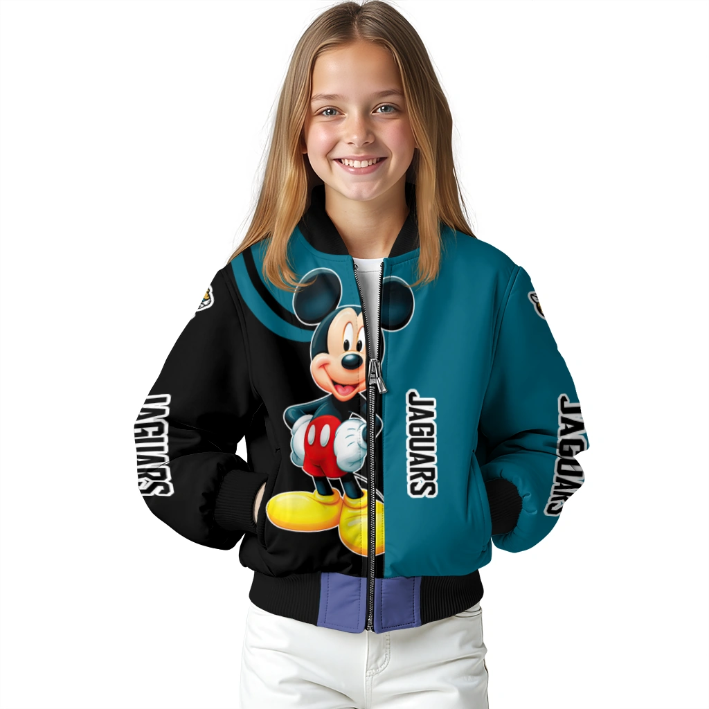 jacksonville jaguars mickey mouse teal bomber jacket top rated jacksonville jaguars mickey mouse teal bomber jacket top rated