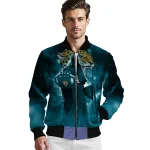 jacksonville jaguars shadow reaper teal bomber jacket best selling