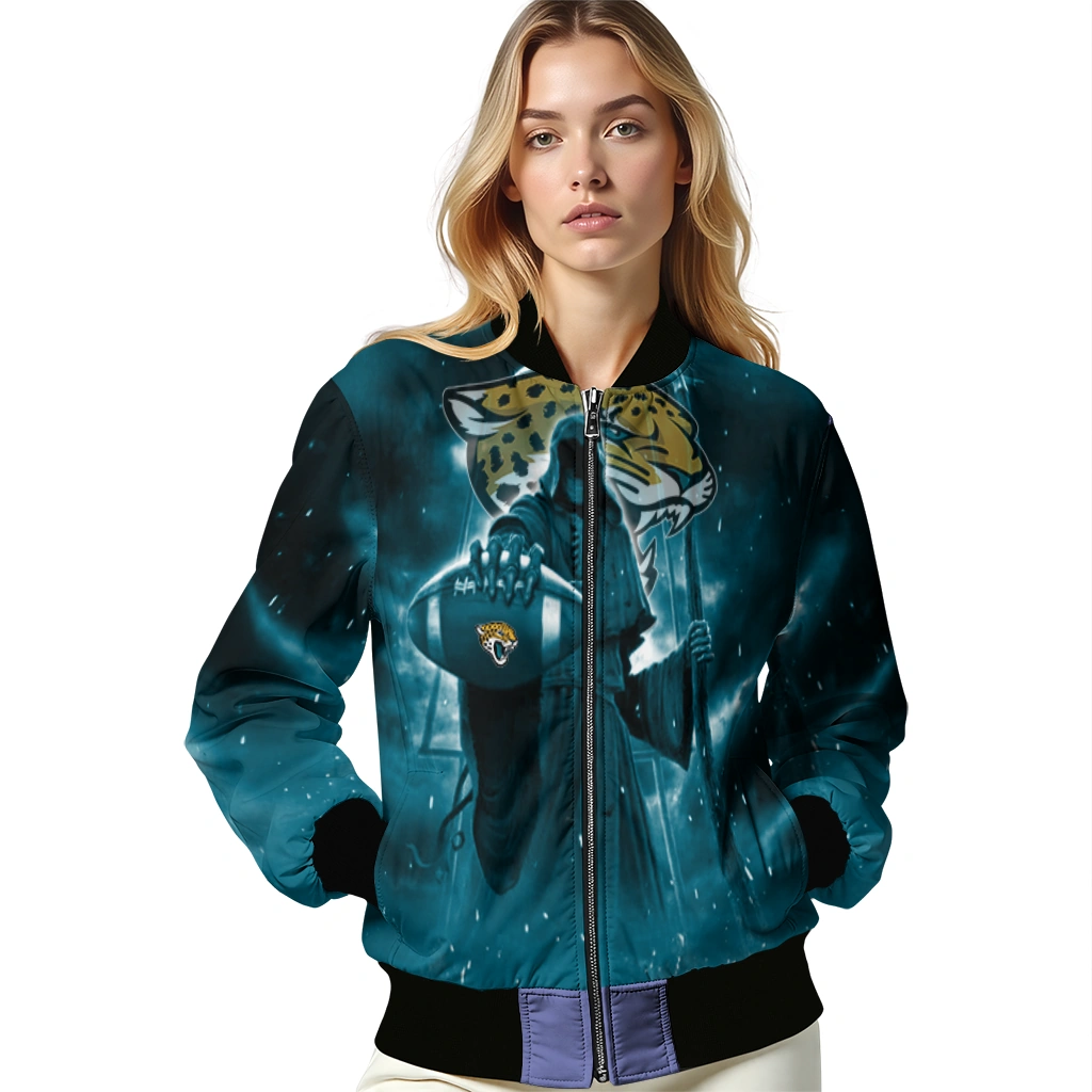 jacksonville jaguars shadow reaper teal bomber jacket latest model jacksonville jaguars shadow reaper teal bomber jacket latest model
