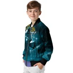jacksonville jaguars shadow reaper teal bomber jacket best selling