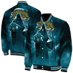 jacksonville jaguars shadow reaper teal varsity jacket best selling