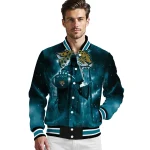 jacksonville jaguars shadow reaper teal varsity jacket best selling