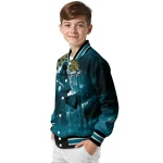 jacksonville jaguars shadow reaper teal varsity jacket best selling