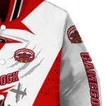 jacksonville state gamecocks ripped bolt red white varsity jacket best selling