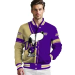 james madison dukes snoopy attitude purple varsity jacket best selling