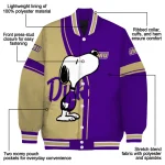 james madison dukes snoopy attitude purple varsity jacket best selling