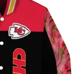 kansas city chiefs fire skull red black varsity jacket best selling