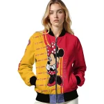kansas city chiefs minnie mouse red bomber jacket best selling
