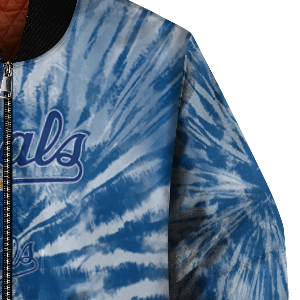 kansas city royals dynamic rings royal blue bomber jacket premium grade kansas city royals dynamic rings royal blue bomber jacket premium grade
