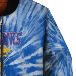 kansas jayhawks dynamic rings blue bomber jacket best selling
