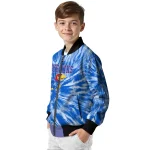 kansas jayhawks dynamic rings blue bomber jacket best selling