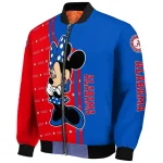 kansas jayhawks minnie mouse blue bomber jacket best selling