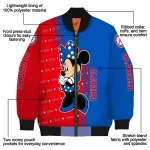 kansas jayhawks minnie mouse blue bomber jacket best selling