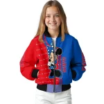 kansas jayhawks minnie mouse blue bomber jacket best selling