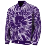 kansas state wildcats dynamic rings purple varsity jacket best selling