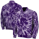 kansas state wildcats dynamic rings purple varsity jacket best selling