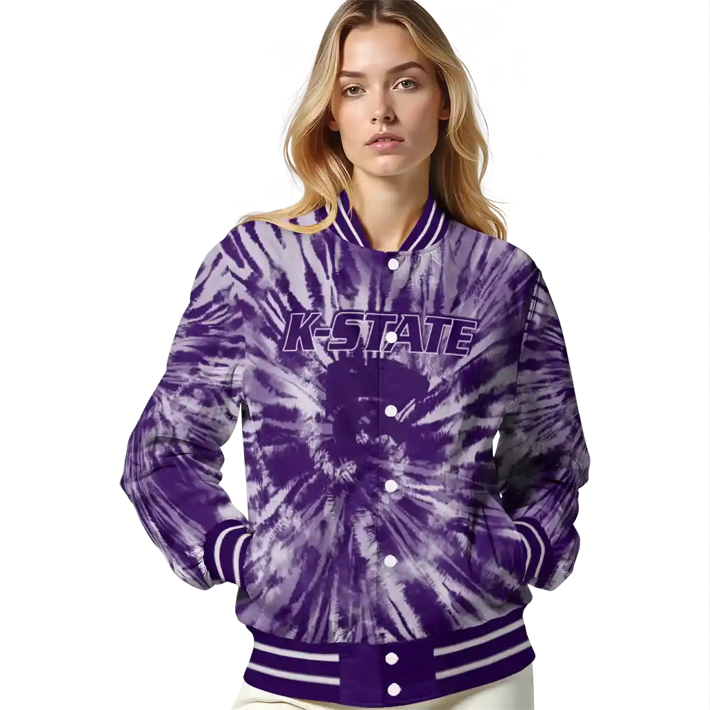 kansas state wildcats dynamic rings purple varsity jacket latest model kansas state wildcats dynamic rings purple varsity jacket latest model