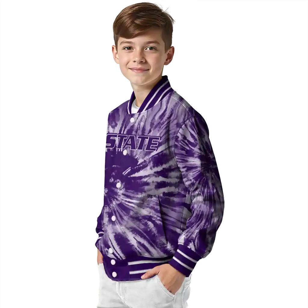 kansas state wildcats dynamic rings purple varsity jacket trendy kansas state wildcats dynamic rings purple varsity jacket trendy