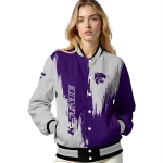 kansas state wildcats urban mark purple varsity jacket best selling