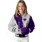 kansas state wildcats urban mark purple varsity jacket best selling