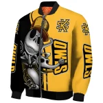 kennesaw state owls spooky grin gold bomber jacket best selling