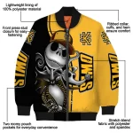 kennesaw state owls spooky grin gold bomber jacket best selling