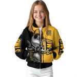kennesaw state owls spooky grin gold bomber jacket best selling